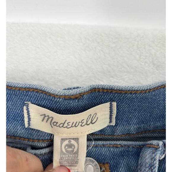 Madewell 10" High-Rise Skinny Crop Jeans Women's 28 Blue Denim Light Wash - Picture 3 of 9